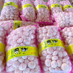 Fresh Chinese Garlic 45-50mm – 20kg – mesh bag – Grade A Export