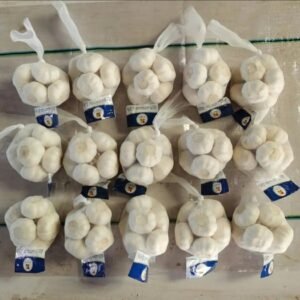Fresh Chinese Garlic 50mm – 6-head – mesh bag – Grade A Export